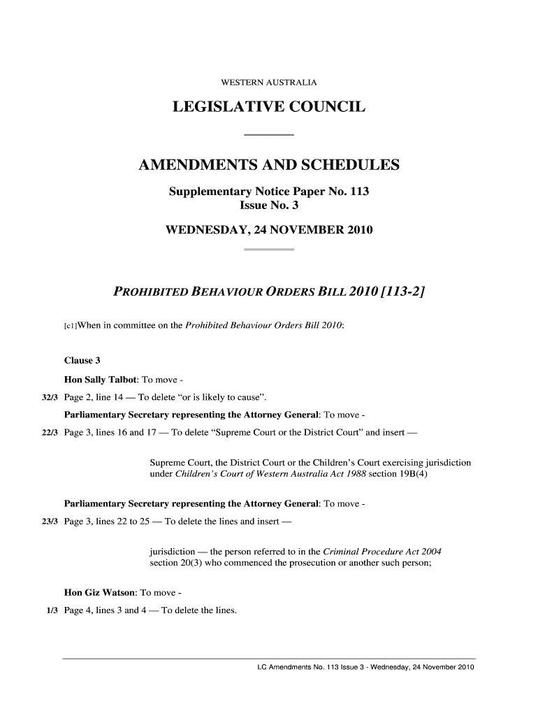 Fillable Online AMENDMENTS AND SCHEDULES Fax Email Print - pdfFiller