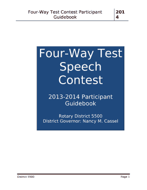 rotary 4 way test pdf