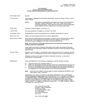 BULLETIN FOR PROMOTION