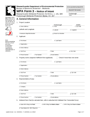 Foxborough Wetlands Protection Bylaw, Ch