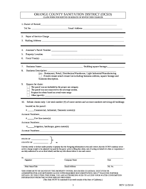 ORANGE COUNTY SANITATION DISTRICT (OCSD)