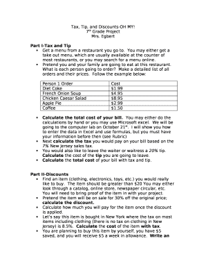 Tax, Tip, and Discounts-OH MY