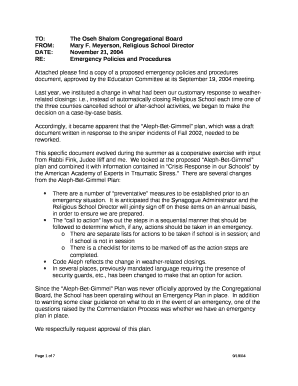 TO:The Oseh Shalom Congregational Board