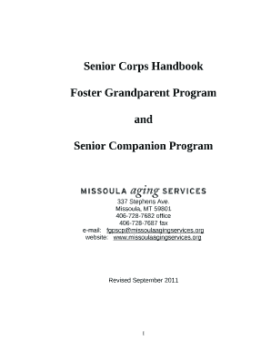 Senior Corps Handbook