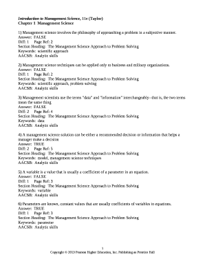 What is management science