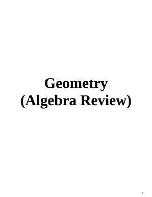 (Algebra Review)