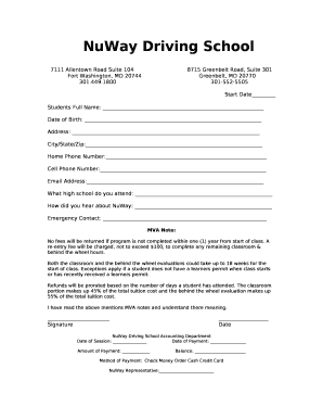 NuWay Driving School