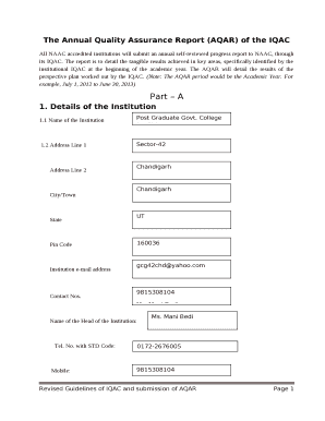 6 Accreditation Details