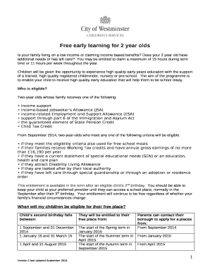 Does your 2 year old have additional needs or has left care