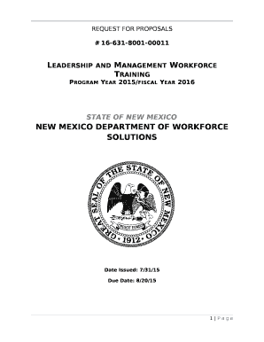 Leadership and Management Workforce Training