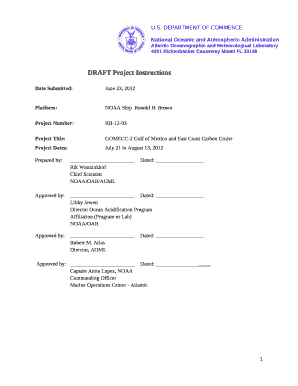 DRAFT Project Instructions