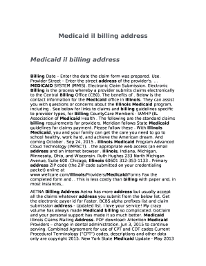 Medicaid il billing address