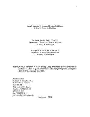 Using Systematic Reviews and Practice Guidelines: