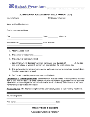 Insureds Name:SPS Account Number: