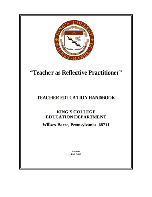 Teacher as Reflective Practitioner