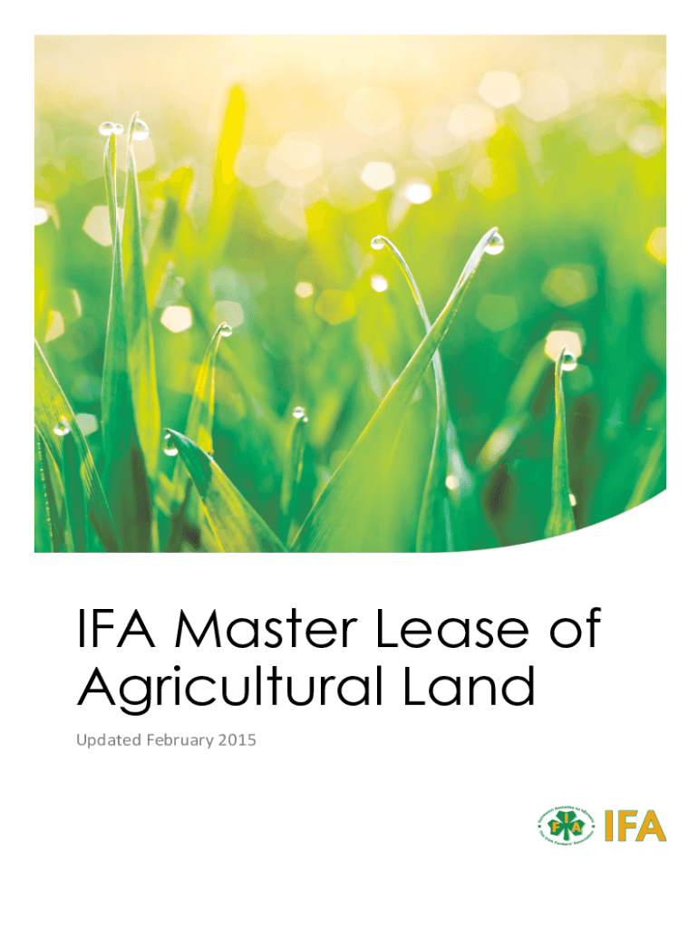 ifa master lease Preview on Page 1