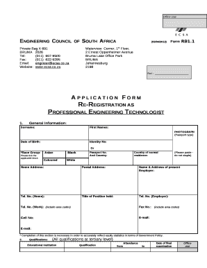 ENGINEERINGCOUNCILOFSOUTHAFRICA(03/04/2013)Form RB1