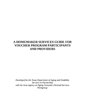 A HOMEMAKER SERVICES GUIDE FOR