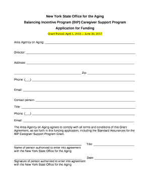 Balancing Incentive Program (BIP) Caregiver Support Program