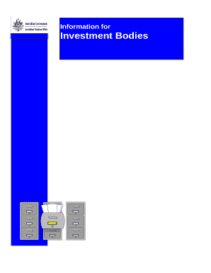 This booklet sets out the procedures to be followed by investment bodies lodging Quarterly TFN/ABN reports with the Australian Taxation Office on paper