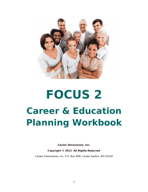 Career & Education Planning Workbook