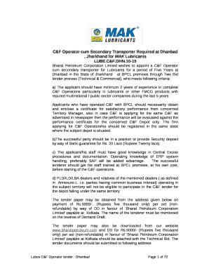 C&F Operator cum Secondary Transporter Required at Dhanbad , Jharkhand for MAK Lubricants