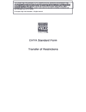Transfer of Restrictions