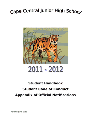 Appendix of Official Notifications