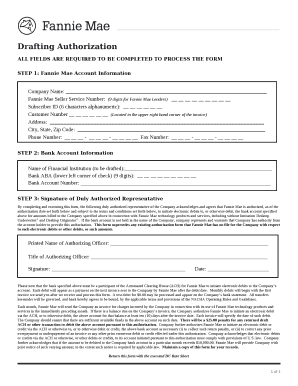 Drafting Authorization