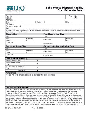 Estimate Prepared By: