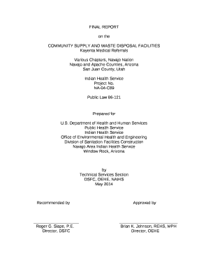 COMMUNITY SUPPLY AND WASTE DISPOSAL FACILITIES