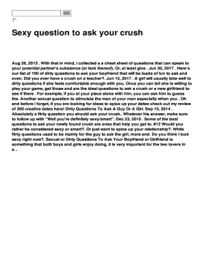 To a questions crush ask Questions to