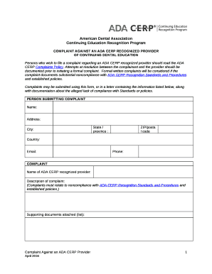 Continuing Education Recognition Program