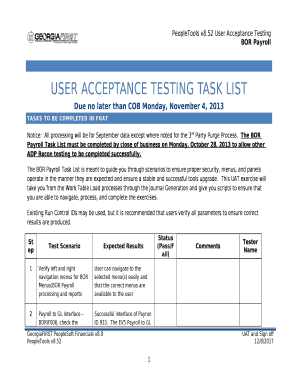 Notice:All processing will be for September data except where noted for the 3rd Party Purge Process