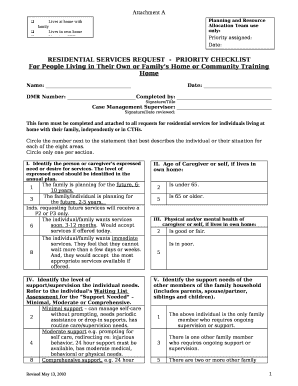 Planning and Resource Allocation Team use only: