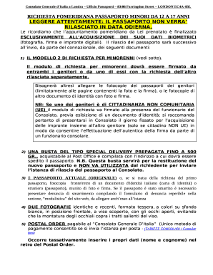 Ufficio passaporti londra