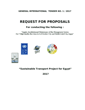 GENERAL INTERNATIONALTENDER NO