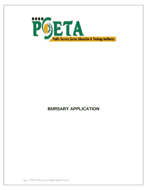 The bursary is STRICTLY available to the previously disadvantaged individuals, with preference given to women and people living with disability