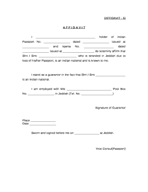 (AFFIDAVIT - 5)