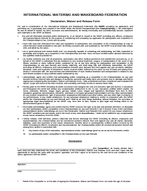 INTERNATIONAL WATERSKI AND WAKEBOARD FEDERATION