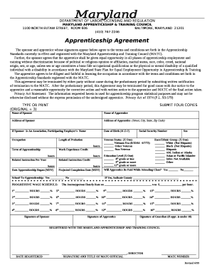 MARYLAND APPRENTICESHIP & TRAINING COUNCIL
