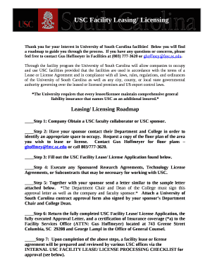 USC Facility Leasing/ Licensing