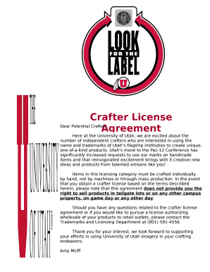 CRAFTER LICENSE AGREEMENT