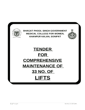 Comprehensive MAINTENANCE of