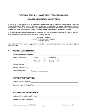 THE IRVINE COMPANY INVESTMENT PROPERTIES GROUP