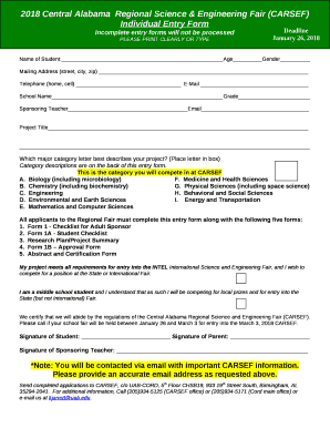 Name of Student:AgeGender