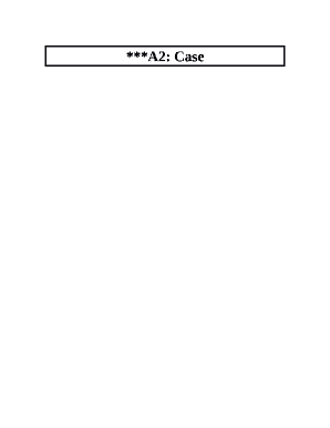 ***A2: Case