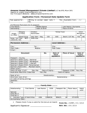 Amazon Vessel Management Private Limited (LIC No