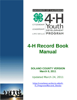 The State 4-H Incentives and Recognition Advisory Committee has worked for four years updating the 4-H Record Book process