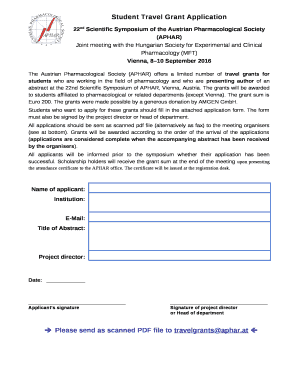 22nd Scientific Symposium of the Austrian Pharmacological Society (APHAR)